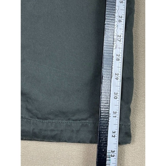 Cafdlcq Mens‎ 44 Cargo Pants Hi Rise Straight Leg Army Green Drawstring Waist - Picture 9 of 13